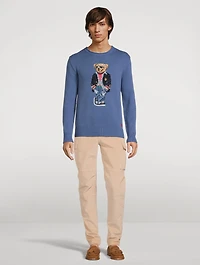 Bear Cotton Mockneck Sweater