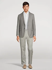 Soft Wool Suit Jacket