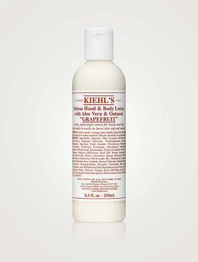 Deluxe Hand & Body Lotion with Aloe Vera & Oatmeal – Grapefruit