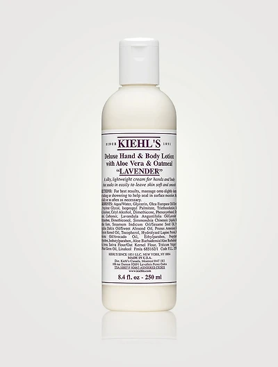 Deluxe Hand & Body Lotion with Aloe Vera & Oatmeal – Lavender