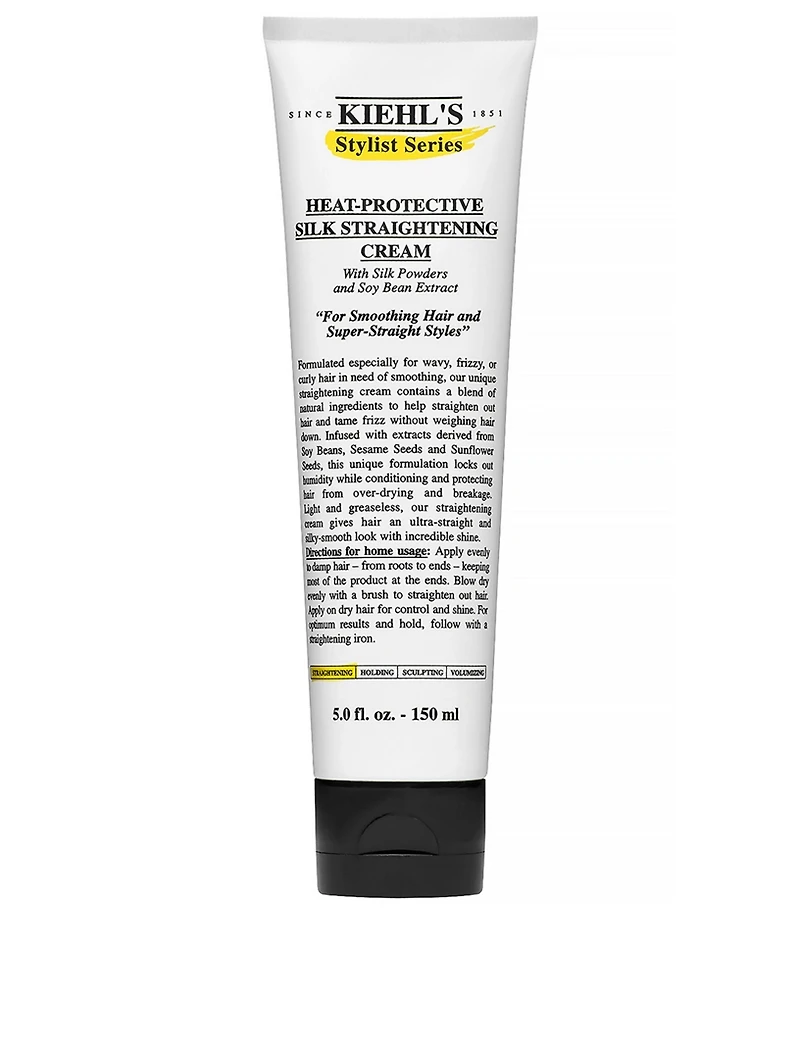 Heat-Protective Silk Straightening Cream