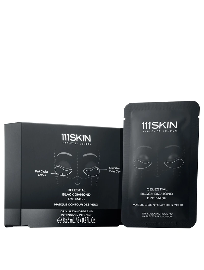 Celestial Black Diamond Eye Mask