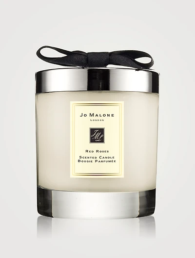 Red Roses Home Candle