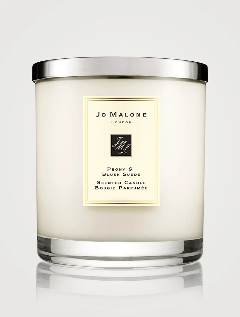 Peony & Blush Suede Luxury Candle