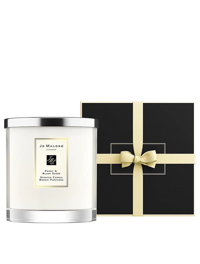 Peony & Blush Suede Luxury Candle