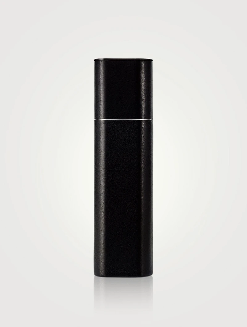 Black Leather Travel Case