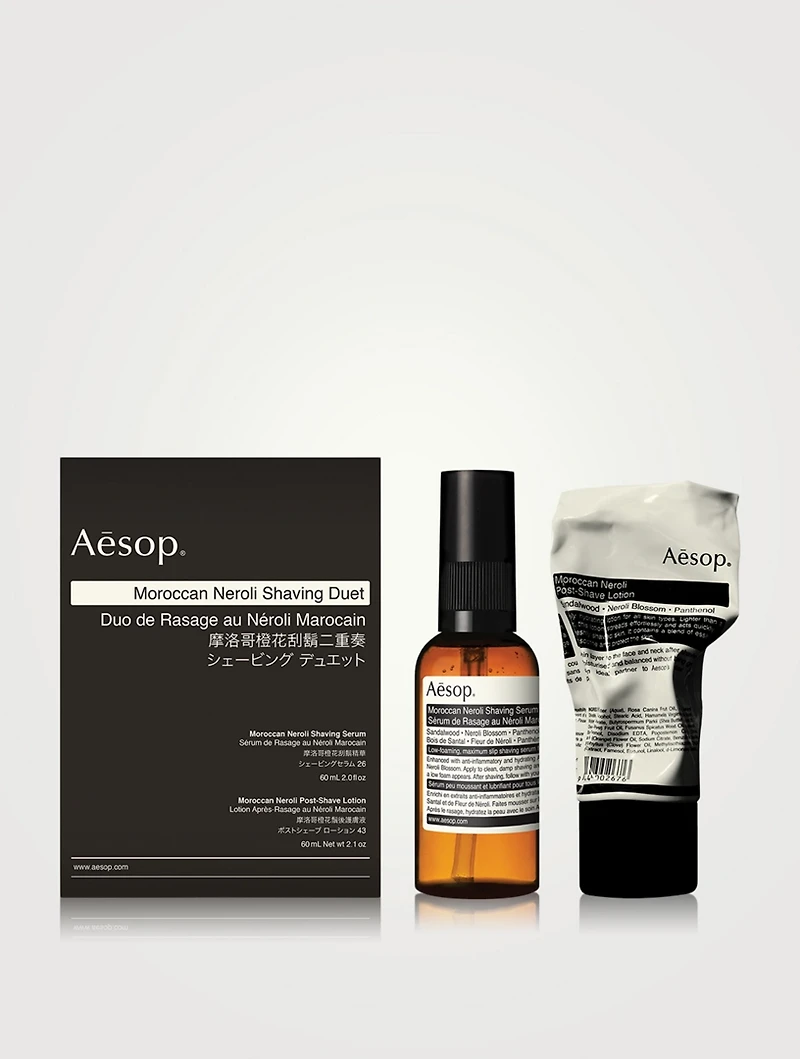 Moroccan Neroli Shaving Duet