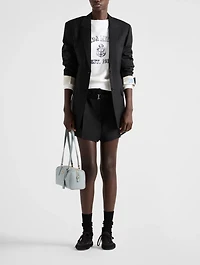 Single-breasted Kid Mohair Jacket