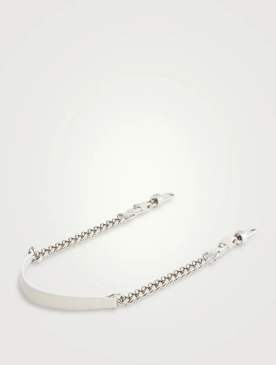 Short Chain Strap Box Calf