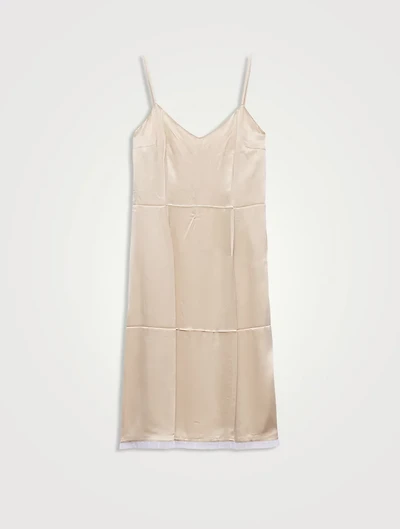 Satin Crepe Dress