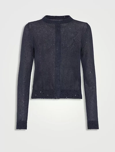 Linen And Silk Cardigan
