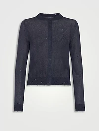 Linen And Silk Cardigan