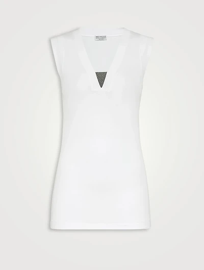Ribbed Jersey Top