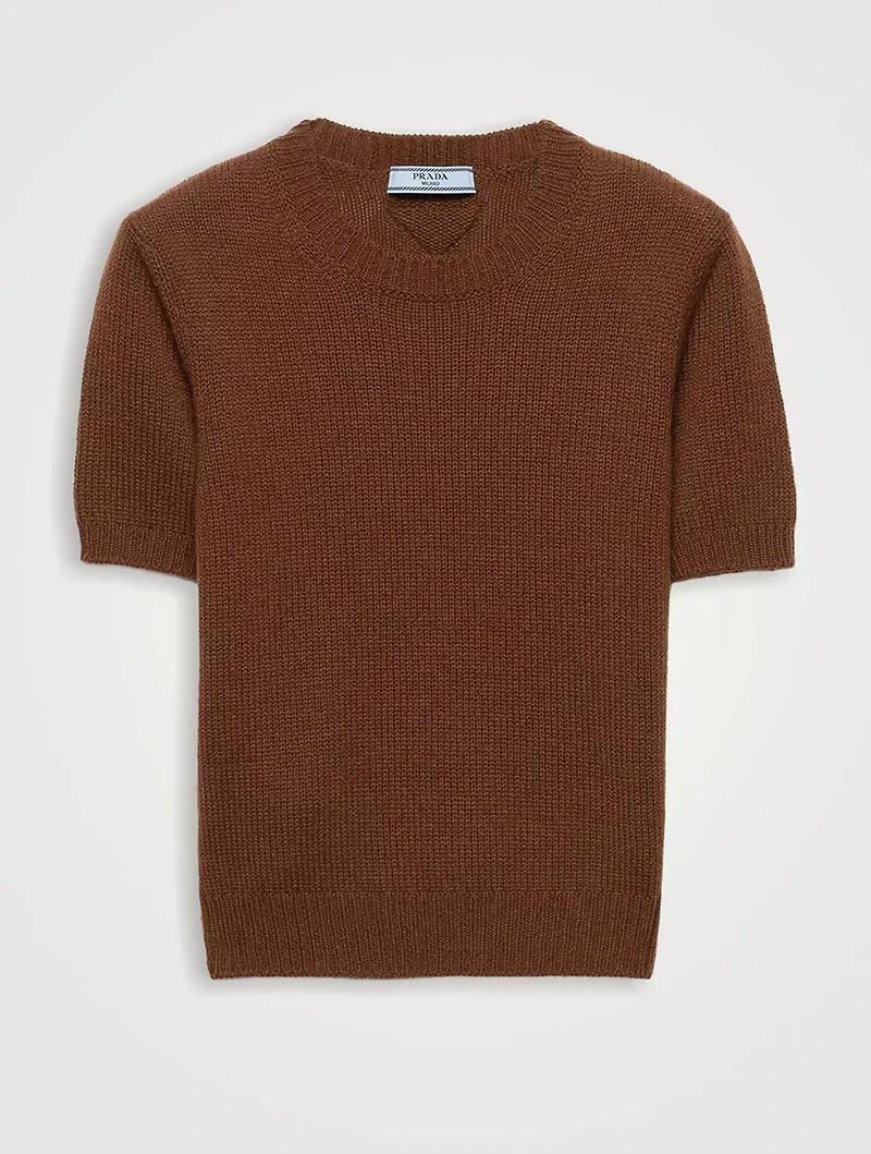 Short-sleeved Cashmere Sweater