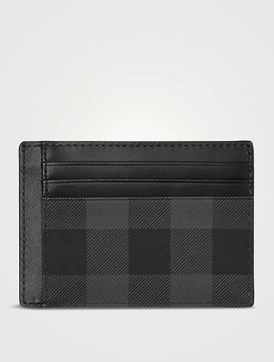 Check Money Clip Card Case