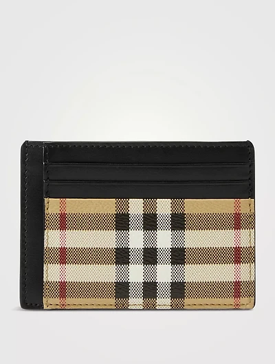 Check Money Clip Card Case
