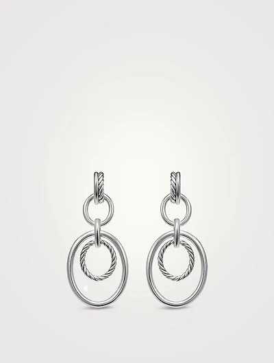 Dy Mercer® Mobile Drop Earrings In Sterling Silver, 65.7mm