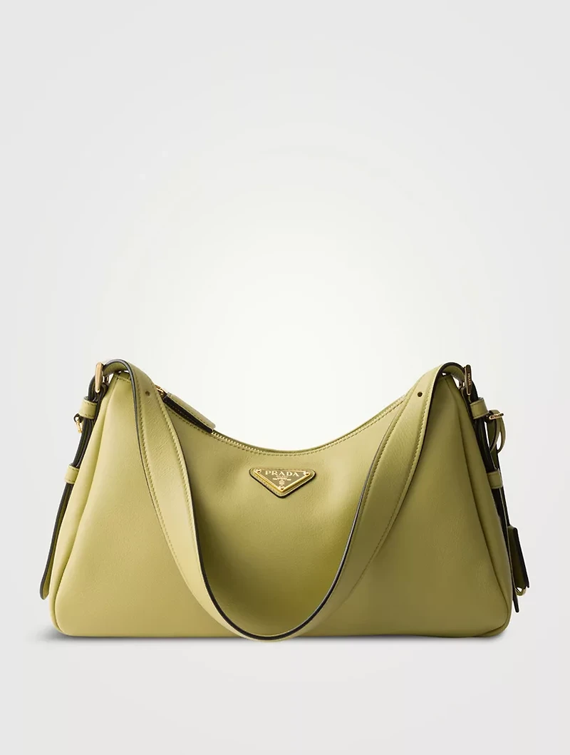 Prada Aimée Medium Leather Shoulder Bag