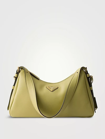 Prada Aimée Medium Leather Shoulder Bag