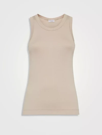 Ribbed Jersey Top