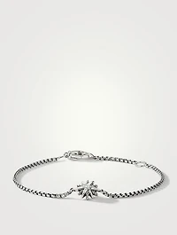 Starburst Kids Bracelet In Sterling Silver With Center Diamond
