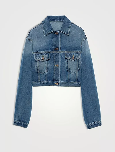 Denim Blouson Jacket