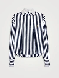 Poplin Shirt With Logo