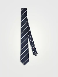 Striped Silk Necktie
