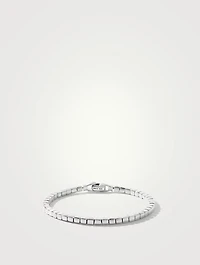 Spiritual Beads Cushion Bracelet Sterling Silver