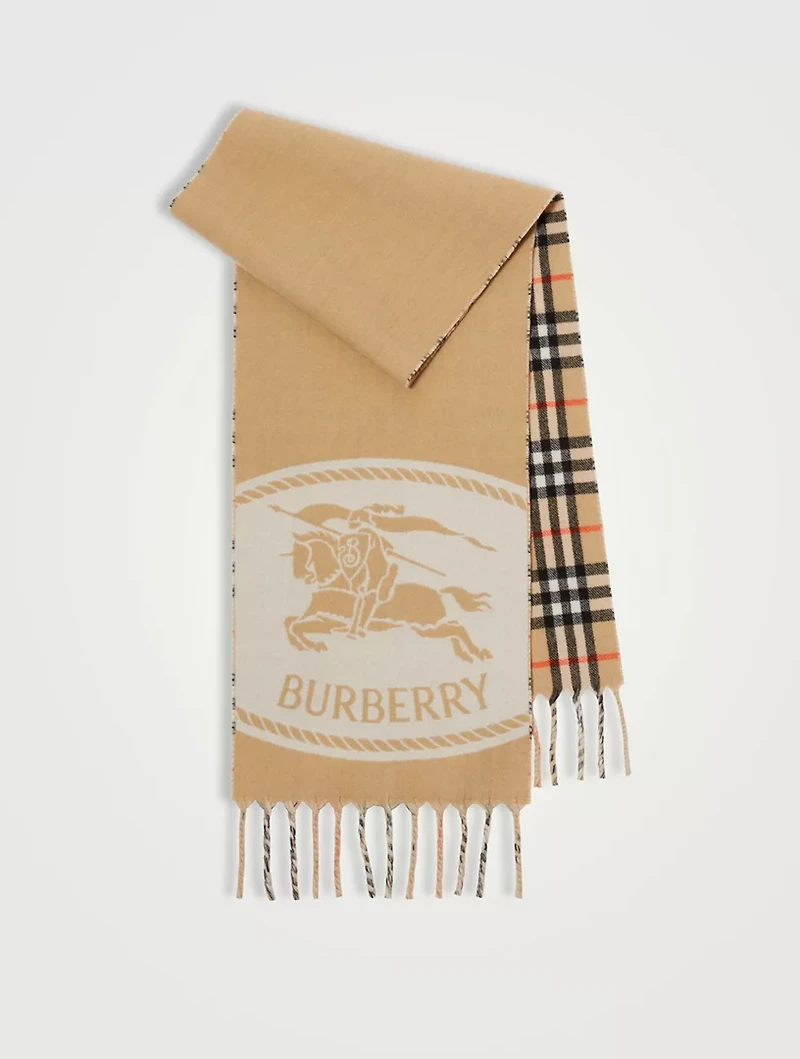 Reversible Knight Stamp Scarf