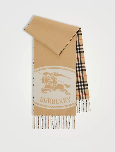 Reversible Knight Stamp Scarf