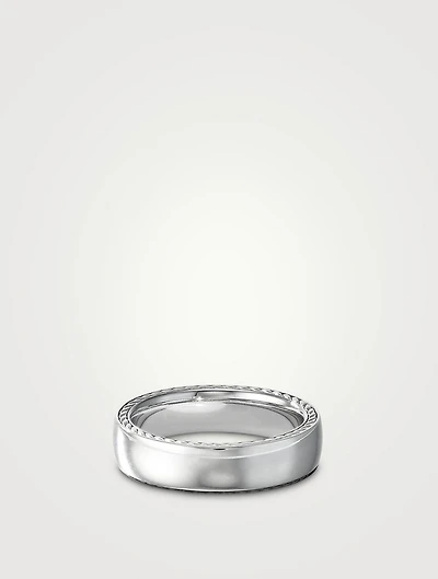 Streamline® Band Ring 18k White Gold