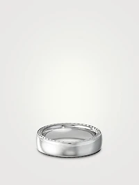 Streamline® Band Ring 18k White Gold