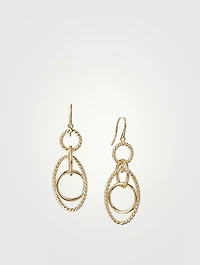 Mobile Chain Link Drop Earrings In 18k Yellow Gold