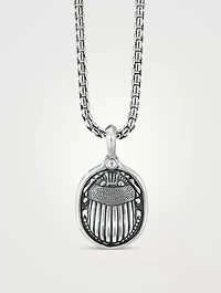 Petrvs® Scarab Amulet In Sterling Silver