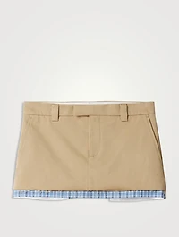 Chino Miniskirt