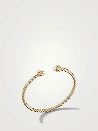 Renaissance Color Bracelet 18k Yellow Gold With Pearls And Diamonds