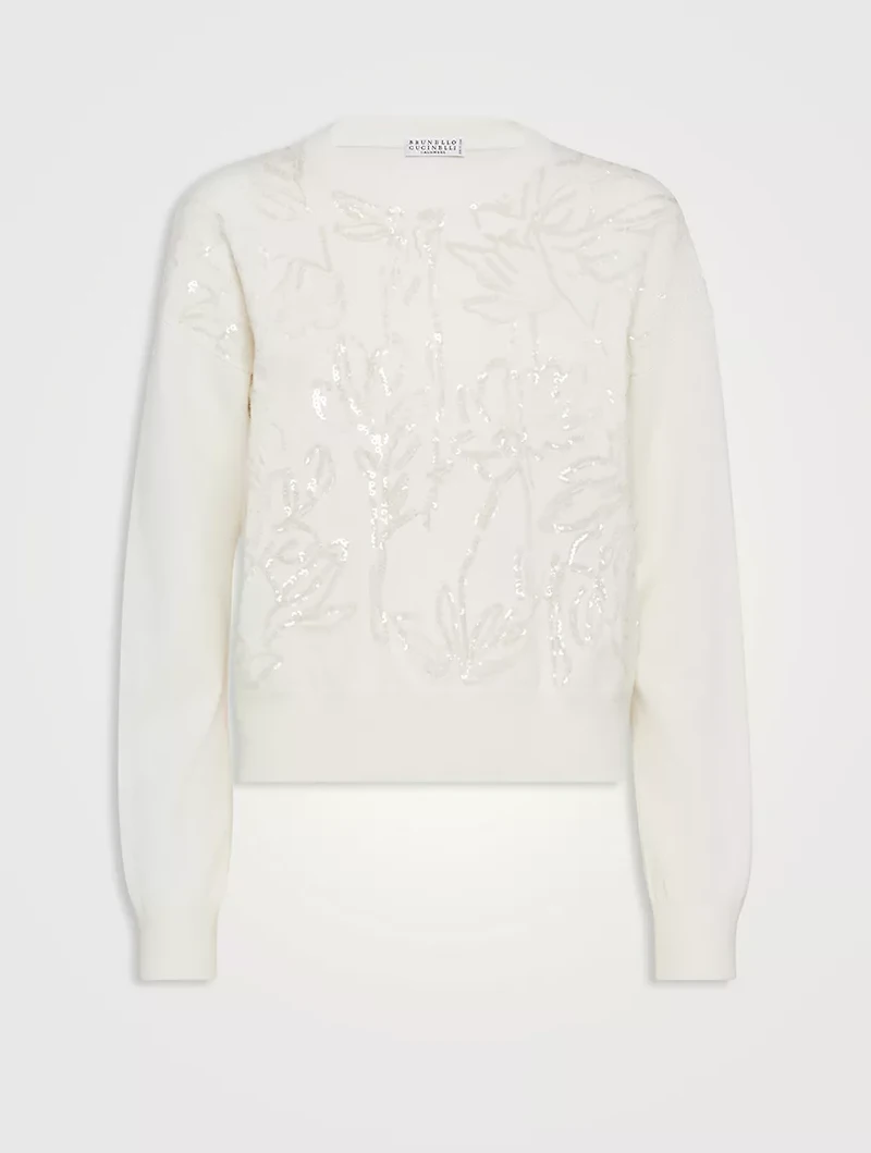 Sweater With Embroidery