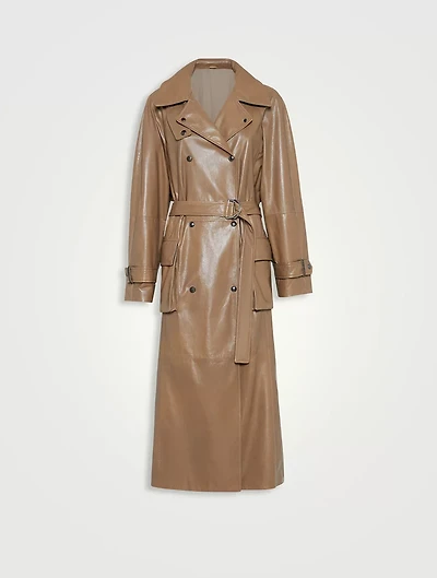 Nappa Leather Trench