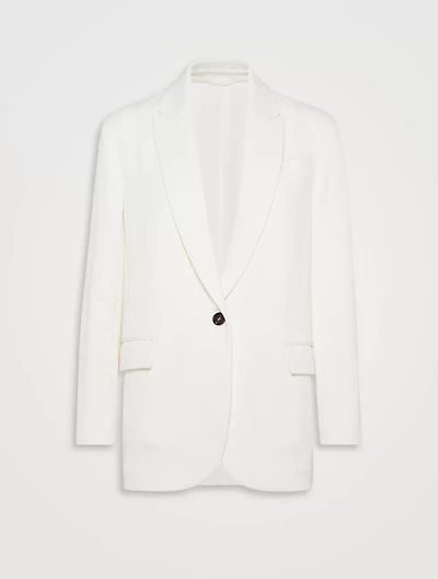 Linen And Cotton Blazer