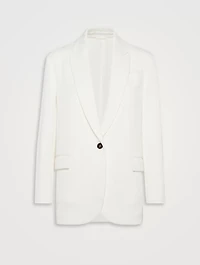 Linen And Cotton Blazer