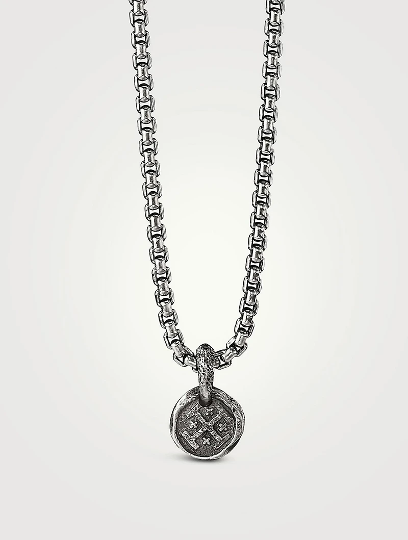 Shipwreck Coin Amulet In Sterling Silver
