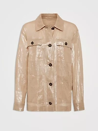 Lamé Outerwear Jacket
