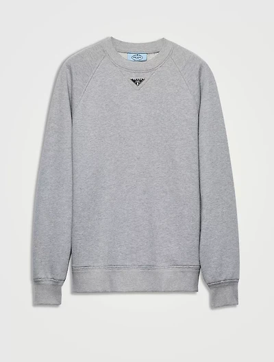 Long-sleeved Cotton Sweatshirt