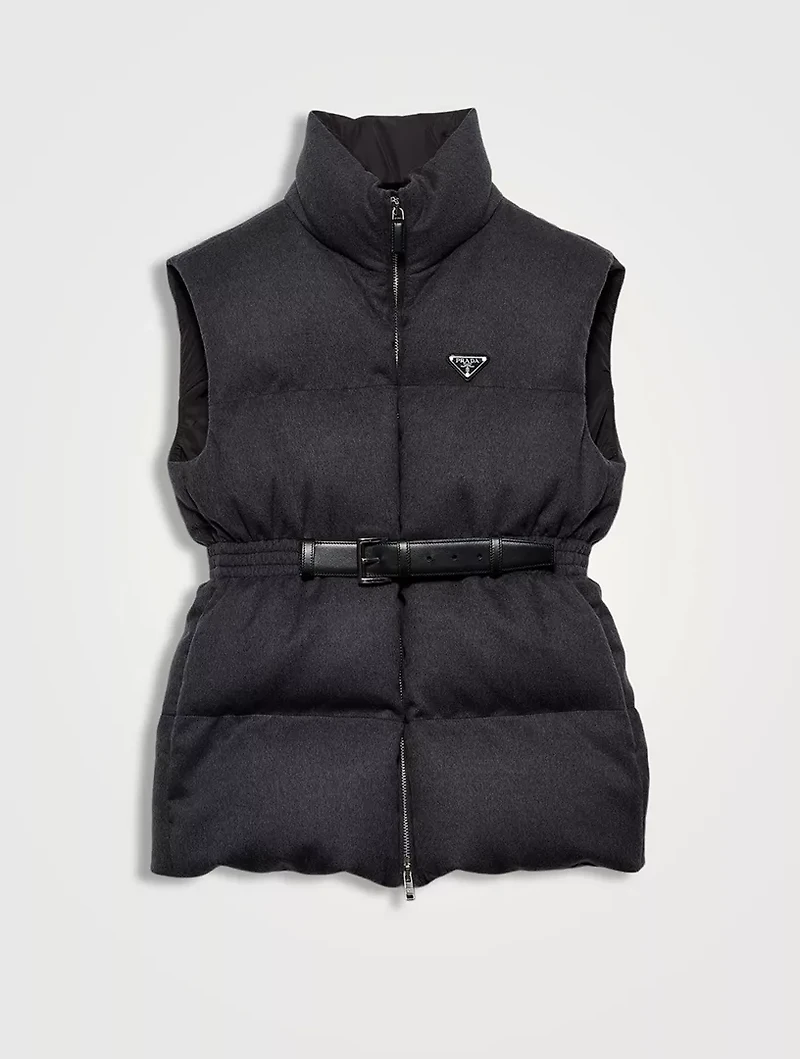 Flannel Down Vest