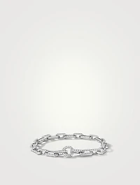 Pavé Chain Bracelet 18k White Gold With Diamonds