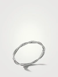 Petite Infinity Bracelet Sterling Silver With Pavé Diamonds