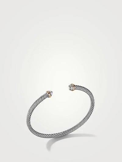 Cable Classics Bracelet Sterling Silver With 18k Rose Gold