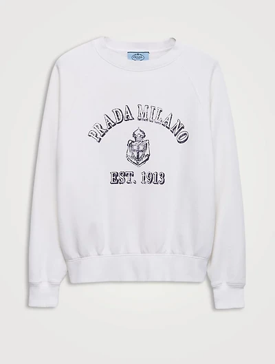 Cotton Crew-neck Sweatshirt
