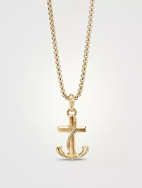 Maritime® Anchor Amulet In 18k Yellow Gold